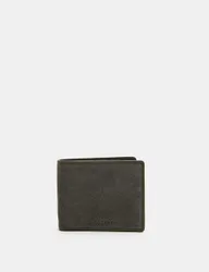 Leather Bifold Wallet Olive male