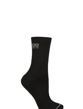 Women's 1 Pair Blister-free Double Layer Liner Socks Black 3-5.5 Ladies - Black - Size: Small - 1000 Mile - FashionsVida