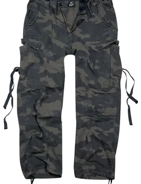 Camouflage/Flecktarn Cargohose - M65 Vintage Trousers - S bis 5XL - für Männer - Größe XL - darkcamo - Männer - male - Brandit - FashionsVida