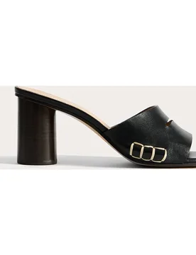 Sandalia de tacón de piel - JW Anderson - FashionsVida