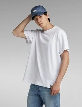 T-Shirts & Poloshirts D23471 C784 Essential Loose-110 White Eu M;Eu L Male - G-Star RAW - FashionsVida