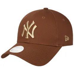 Forty Metallic Yankees Logo Cap by - brown - Damen - Size: One Size