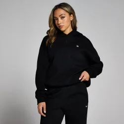 Sudadera extragrande con capucha Basics para mujer de
