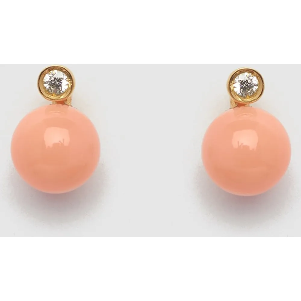 Pendientes Tú y Yo de oro, y brillantes - El Corte Inglés - FashionsVida