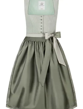 Dirndl Sunja (salbei, Gr. 38) von Heimatgwand für Damen, Mieder: 100% Baumwolle, Rock: 100% Polyester - Stockerpoint - FashionsVida