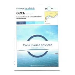 Folded Marine Chart White One Size unisex