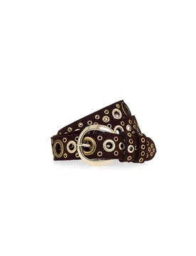 Cinturón de cuero marrón 90 - B.Belt - FashionsVida