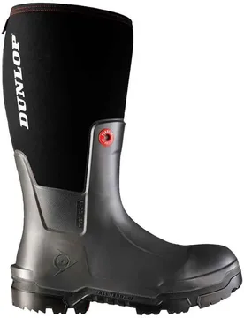 Pioneer Rubber Boots Black UK 4 Men - Dunlop Footwear - FashionsVida