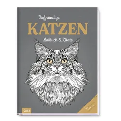 Malbuch "tiefgründige Katzen"