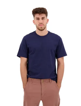 T-shirt à Manches Courtes Crewneck Navy Blazer L - Dockers - FashionsVida