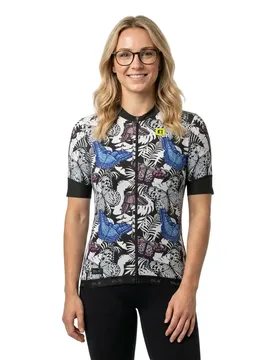 Maglia A Maniche Corte Pr-e Vanessa Black - Ale - FashionsVida
