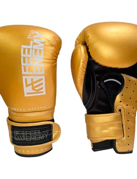 Gants De Boxe Undercard Arimesh Gelpro Gold 10oz - Krf Feel The Enemy - FashionsVida