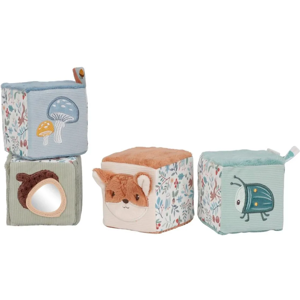 Cubos blanditos apilables colección Forest Friends - LITTLE DUTCH - FashionsVida