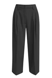 STRAIGHT CROPPED PANTS female