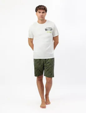 Pijama corto de hombre de punto de color - Disney - FashionsVida