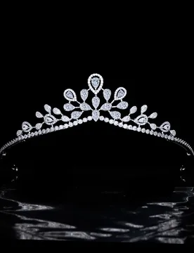 Simple and elegant women's light luxury headwear crown jewelry is suitable for brides weddings and holiday officiant gifts H-11 - Aliexpress - FashionsVida