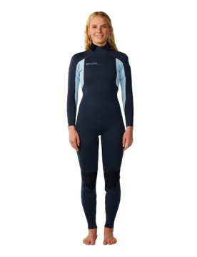 Combinaison En Néoprène à Manches Longues Et Fermeture éclair Dans Le Dos Trad 3/2 Mm Fl Navy 10 - Rip curl - FashionsVida