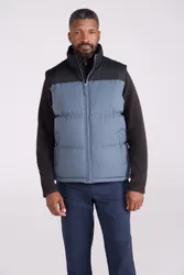 Rock Mens Borg Padded Gilet - Grey