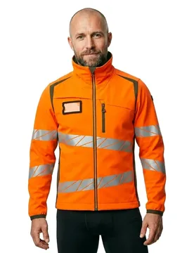 Veste Softshell Accelerate Safe 19002 Hi-Vis Orange / Moss Green XL - MASCOT - FashionsVida