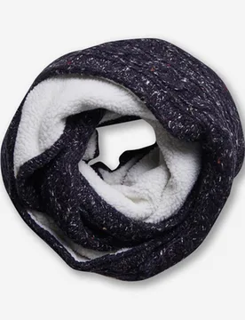 Superdry Damen Gracie Schlauchschal mit Zopfmuster Marineblau - Größe: One Größe - 39.99 - FashionsVida