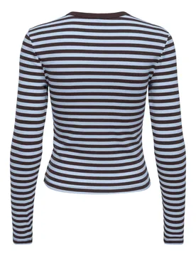ONVA /S O-NECK STRIPE TOP JRS femae - L - FashionsVida