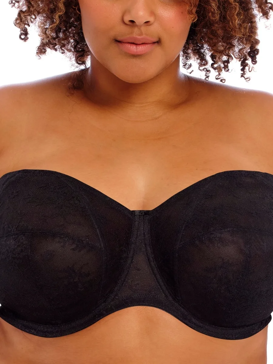 Womens Verity Strapless Bra - Black Polyamide - Size 38ff - Goddess - FashionsVida