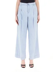Pantalone pinces AZZURRO CHIARO 44