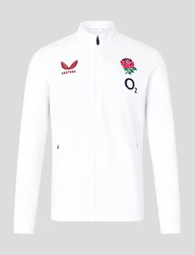 England Rugby Men's 26/27 Anthem Jacket - White XL male - Castore - FashionsVida