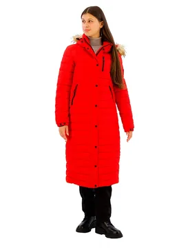 Veste Puffer Fuji Longline Varsity Red S - Superdry - FashionsVida