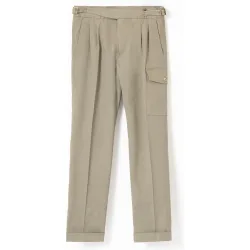 Pantalón gurkha cargo de hombre slim fit