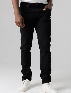 Mens Straight Fit Cotton Blend Jeans - Tokyo Laundry - FashionsVida