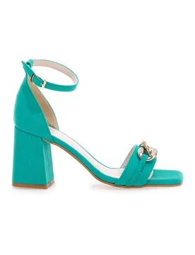 Sandali con Tacco 3436 Verde Acqua 36 - PITTARELLO GLAM - FashionsVida
