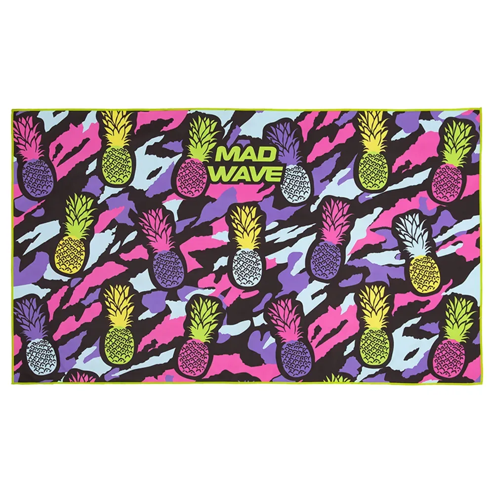 Serviette Microfiber Pineapple Multicolor 80 x 140 cm - Mad Wave - FashionsVida