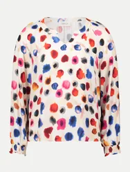 Cartoon Bluse Mehrfarbig 36