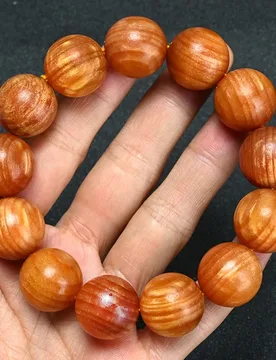 Authentic amber wood bracelet from the Northeast's Changbai Mountain, made of agarwood and translucent pine seeds, fully translu - Aliexpress - FashionsVida
