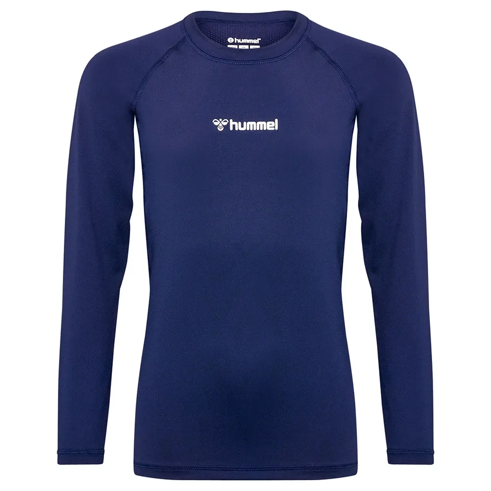 Maglietta A Maniche Lunghe Performance Marine 140 cm - Hummel - FashionsVida