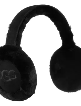 Classic Sheepskin Ear Warmers by - black - Female - Size: One Size - Ugg - FashionsVida