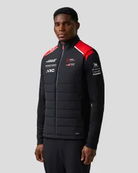 Official Haas Team Unisex Gilet CAVIAR / FLAME SCARLET 4XL unisex