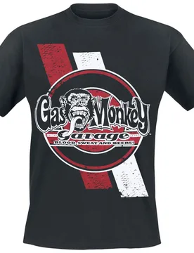 T-Shirt - Blood Sweet Beers Garage - M bis XXL - für Männer - Größe M - schwarz - Lizenzierter Fanartikel - Männer - male - Gas Monkey Garage - FashionsVida