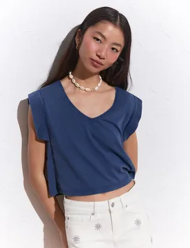 Camiseta sin mangas lisa de mujer - Green Coast - FashionsVida