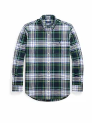 Camisa Slim Fit verde oscuro S