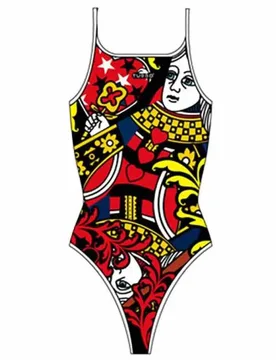 Maillot De Bain à Fines Bretelles Big Queen - TURBO - FashionsVida