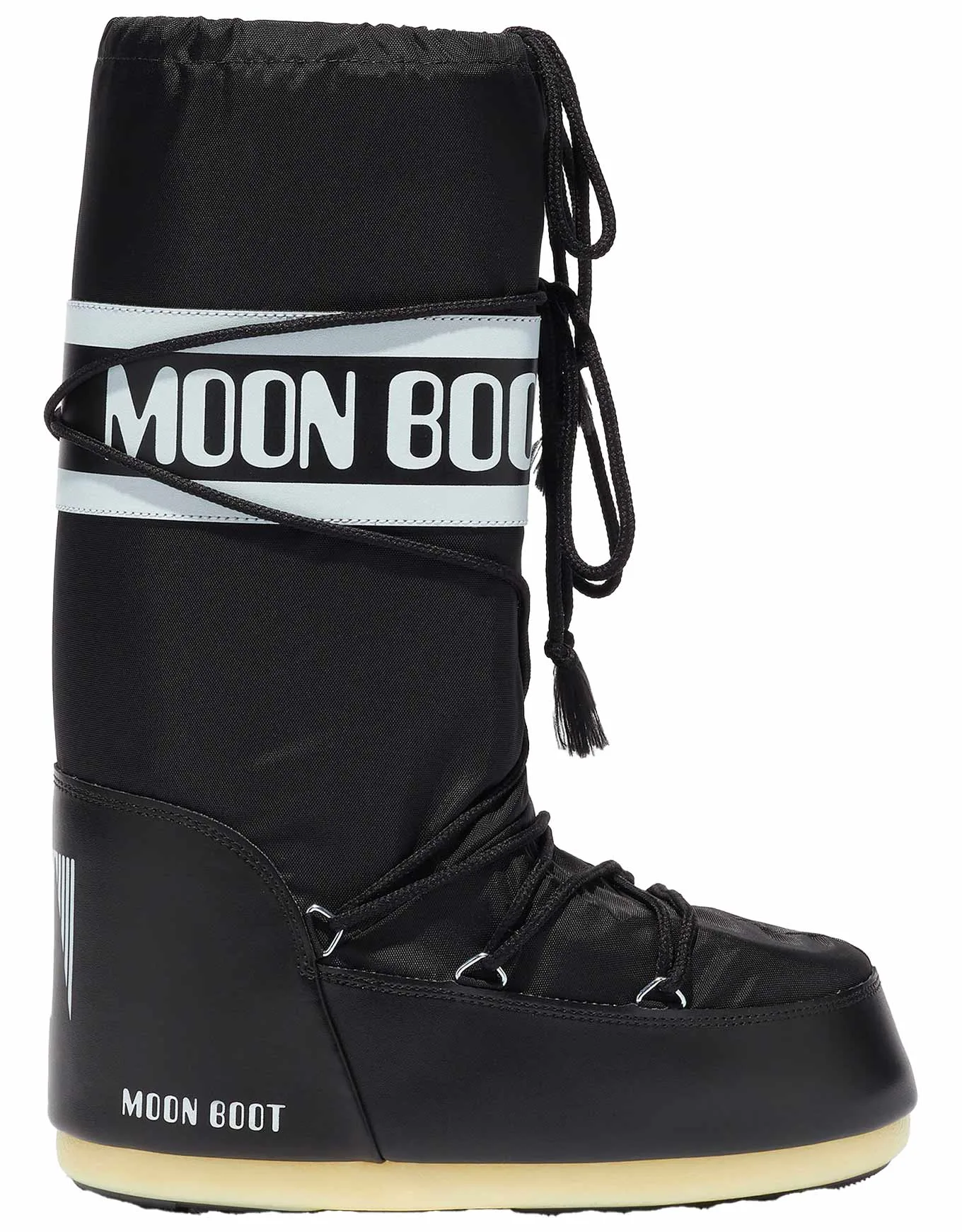Moon Boot Icon Nylon Black - Taille 27-30 - Moonboot - FashionsVida