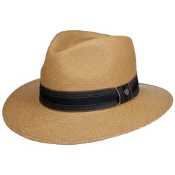 Denim Band Traveller Panama Hat by - nature - Size: XL (61-62 cm)
