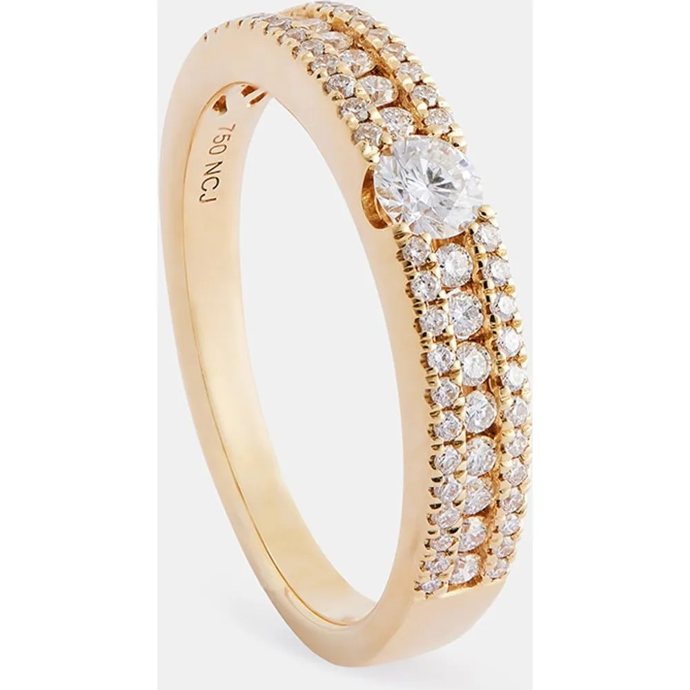 Anillo de oro y diamantes - El Corte Inglés - FashionsVida