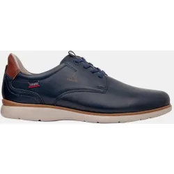Zapatos de cordones de hombre de piel