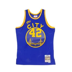 Canotta Basket Uomo Nba Swingman Jersey Hardwood Classics No.42 Nate Thurmond 1966-67 Safwar Road Original Team Colors