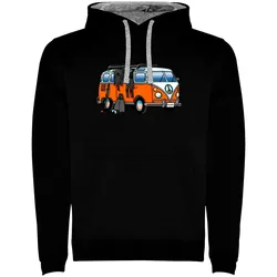 Felpa Con Cappuccio Hippie Van Spearfish Two-colour