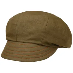 Hemp Newsboy Cap by Alfonso DEste - olive - Damen - Size: One Size