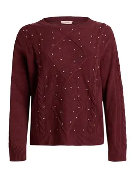 Pullover Mujer Burdeos L,M Mujer - Oltre - FashionsVida